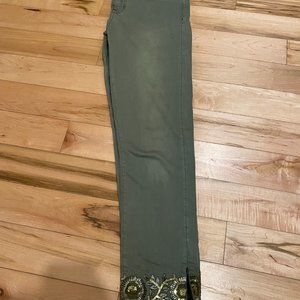 Desigual Green Jeans Size 38